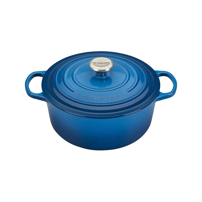 Le Creuset 5.5 Quart Round Dutch Oven - Enameled Cast Iron Cookware for Braising, Stewing & Baking - Perfect for Soups, Casseroles & Bread Making