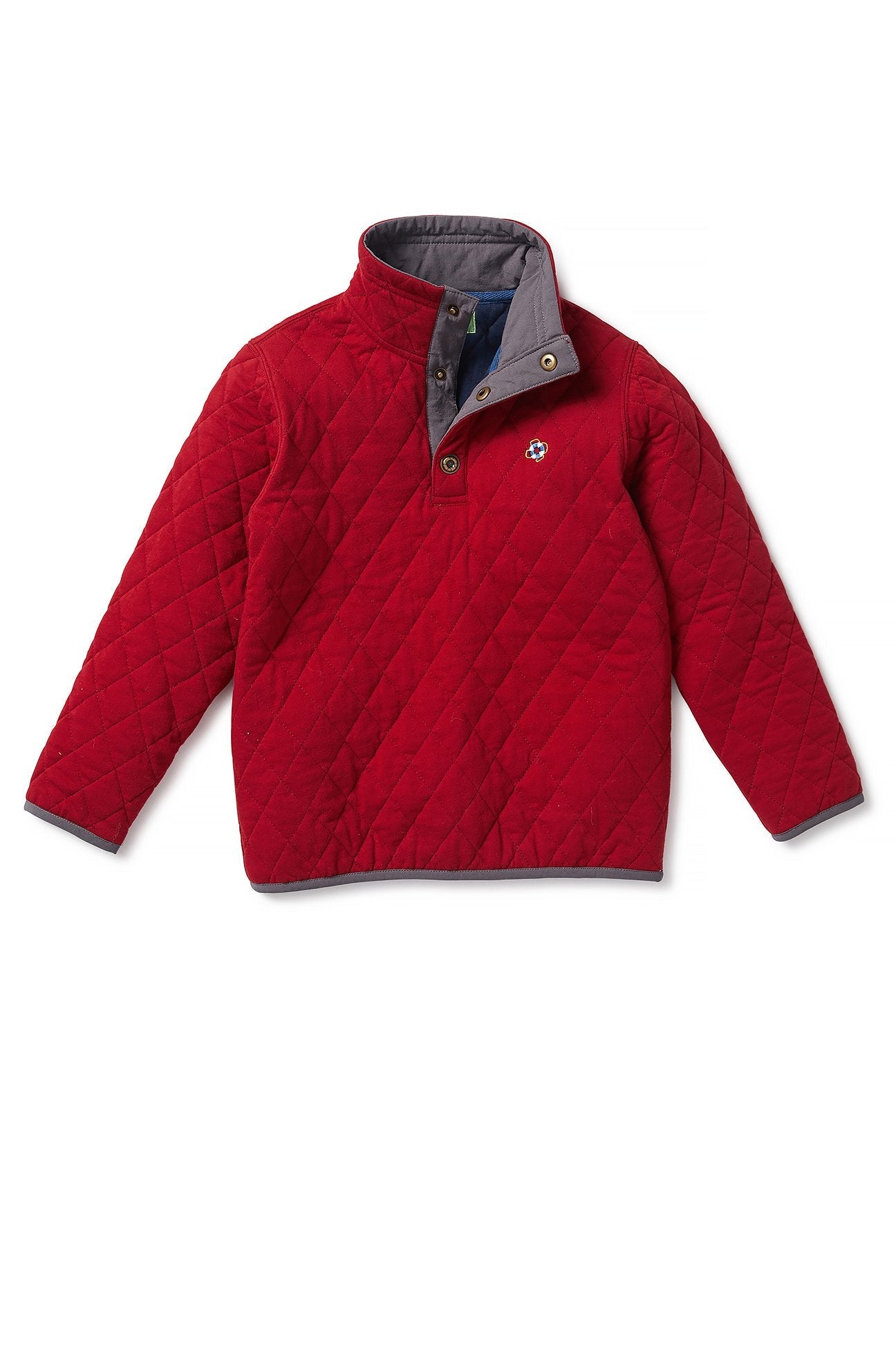 Kids Cross Rip Quilted Sweatshirt - Regatta Red | Cozy Pullover for Boys & Girls | Perfect for School, Playdates & Outdoor Adventures