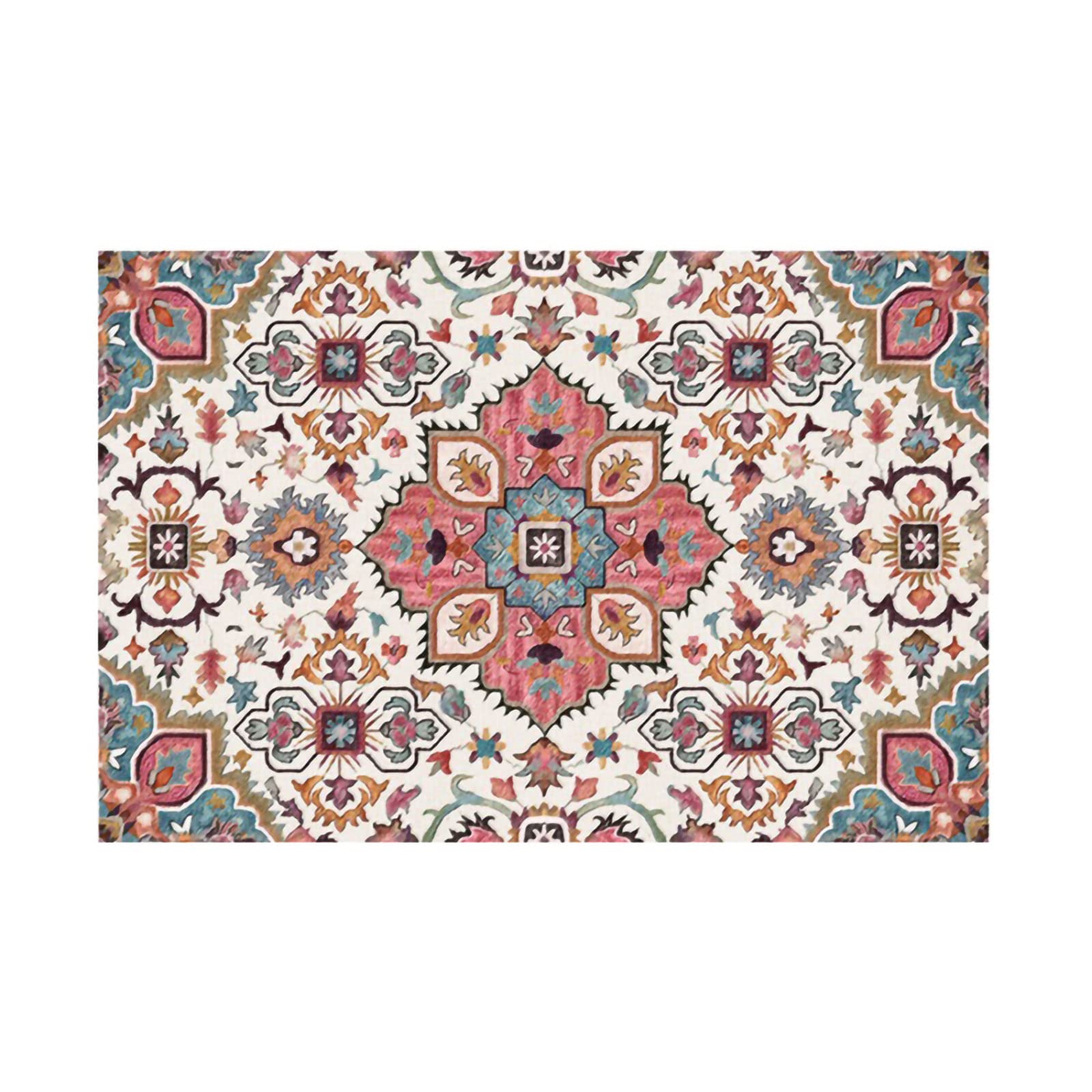 FRIKE Thickened Drum Rugs - Non-Slip Soundproof Drum Mat for Bass, Snare & Electronic Drums (47x63 Inch, Black) - Perfect for Home Studios, Band Practice & Noise Reduction