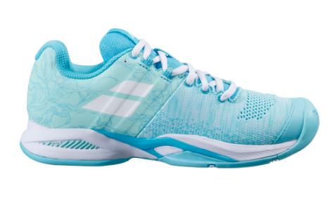 Babolat Propulse Blast All Court Women's Tennis Shoes - Tanager Turquoise | Lightweight & Durable for Competitive Play | Perfect for Clay, Hard & Grass Courts