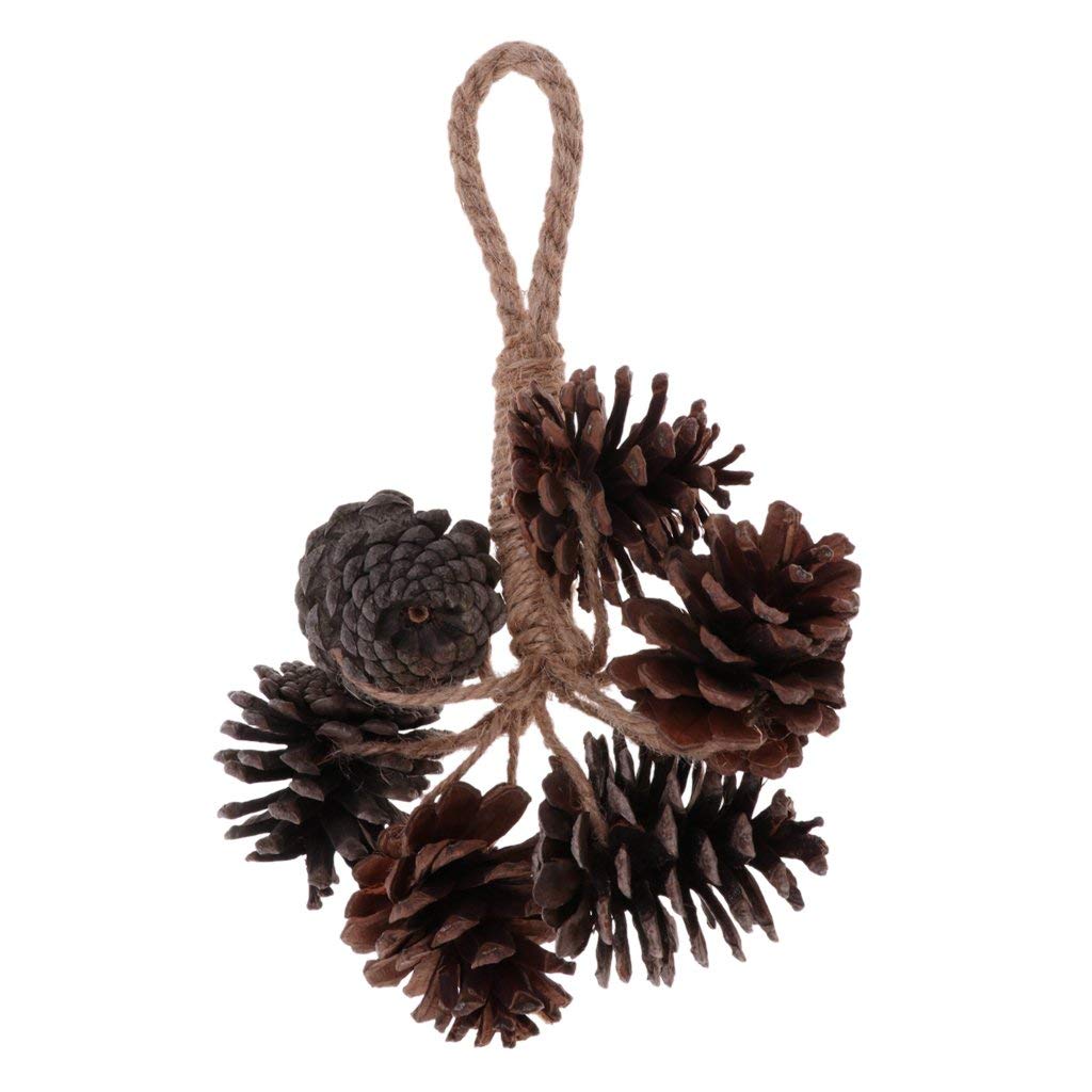 Natural Pine Cone Chewing Bird Toys - Safe Wooden Perches for Parrots, Cockatiels & Conures | Perfect for Cage Enrichment & Beak Trimming