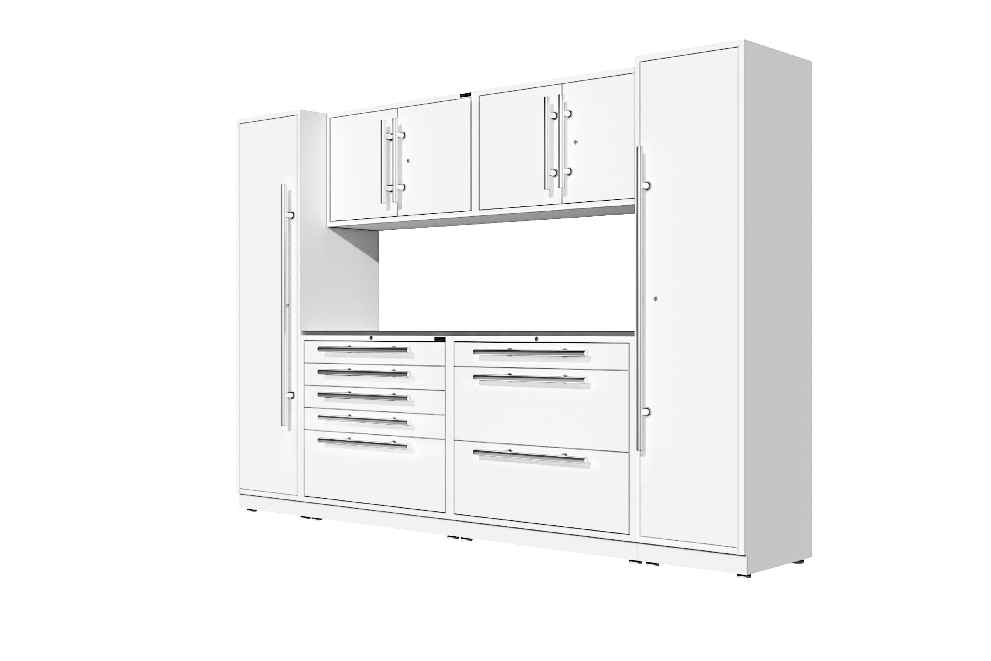 ProSlat LUX 120 Single Door Locker - Preconfigured Storage Solution for Home, Office & Gym Organization - Durable Metal Locker with Secure Lock
