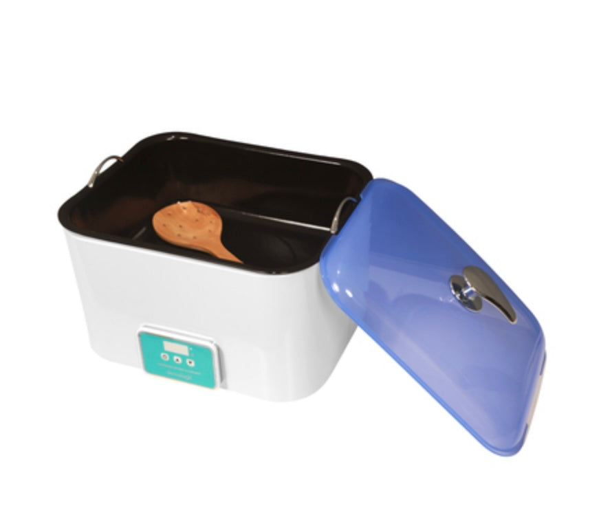 Dermalogic Digital Massage Stone Warmer - Professional Hot Stone Therapy Kit for Spa, Massage & Relaxation at Home or Salon