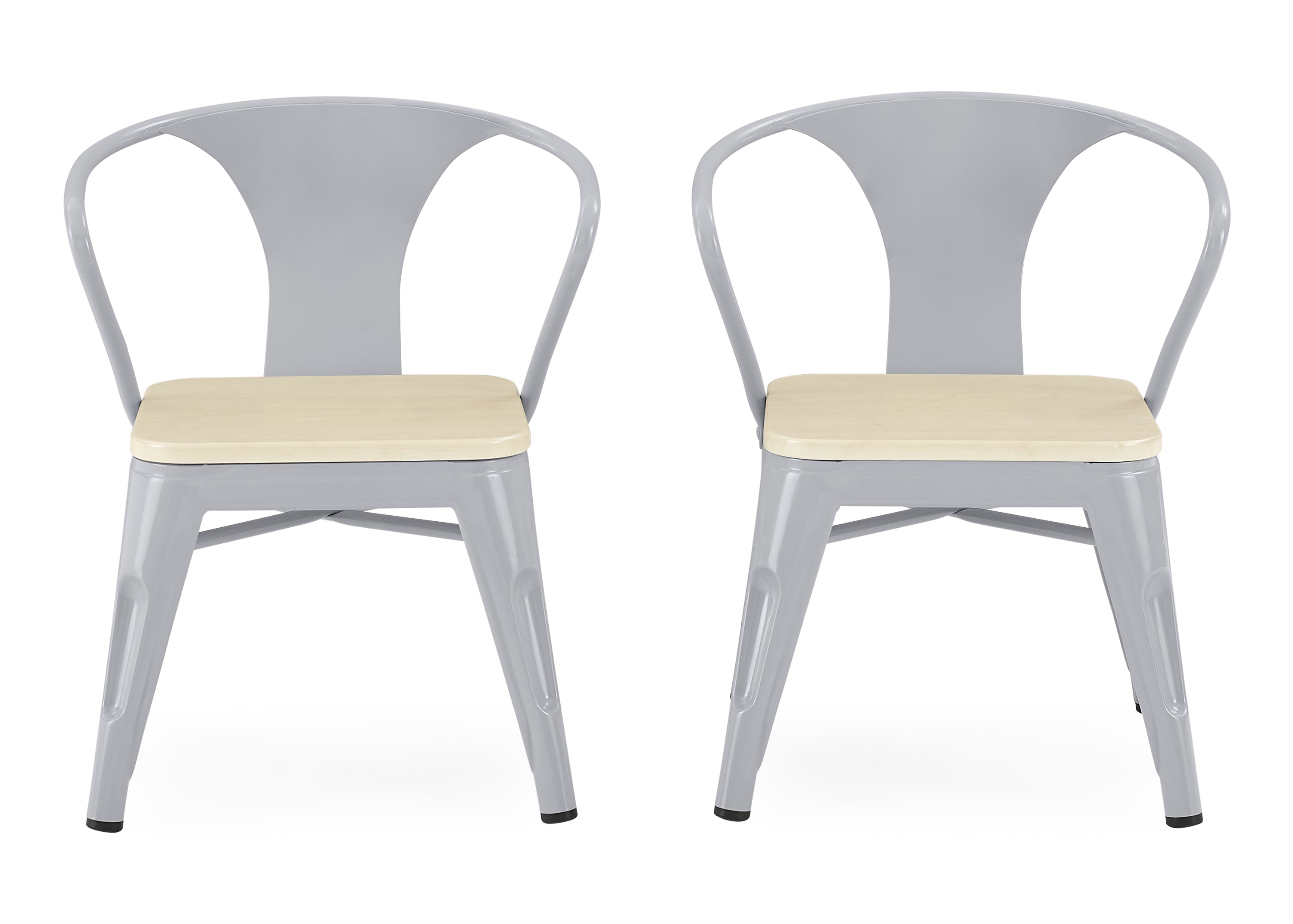 Modern Bistro Table and 4 Chairs Set - Outdoor/Indoor Patio Dining Furniture for Garden, Balcony, and Small Spaces