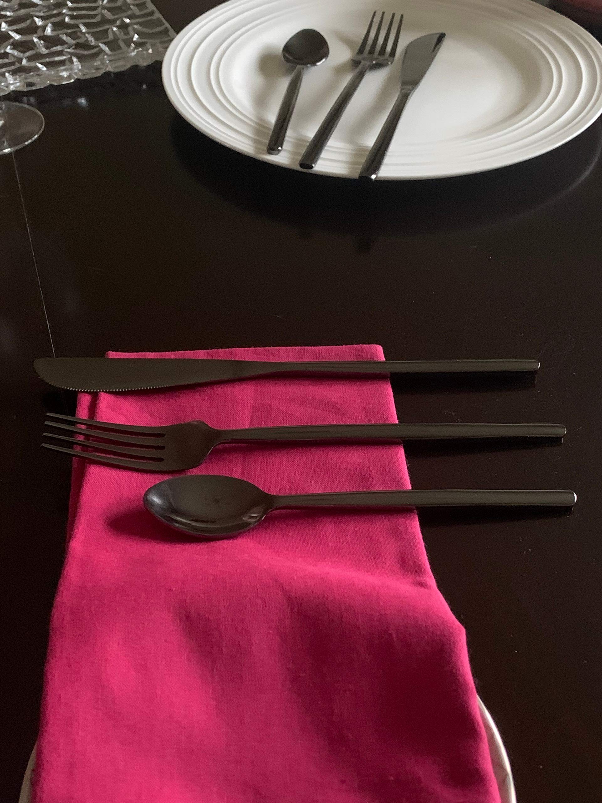 Premium 18-Piece Stainless Steel Flatware Set - Dinner Knives, Forks & Teaspoons - Elegant Cutlery for Dining, Parties & Gifting