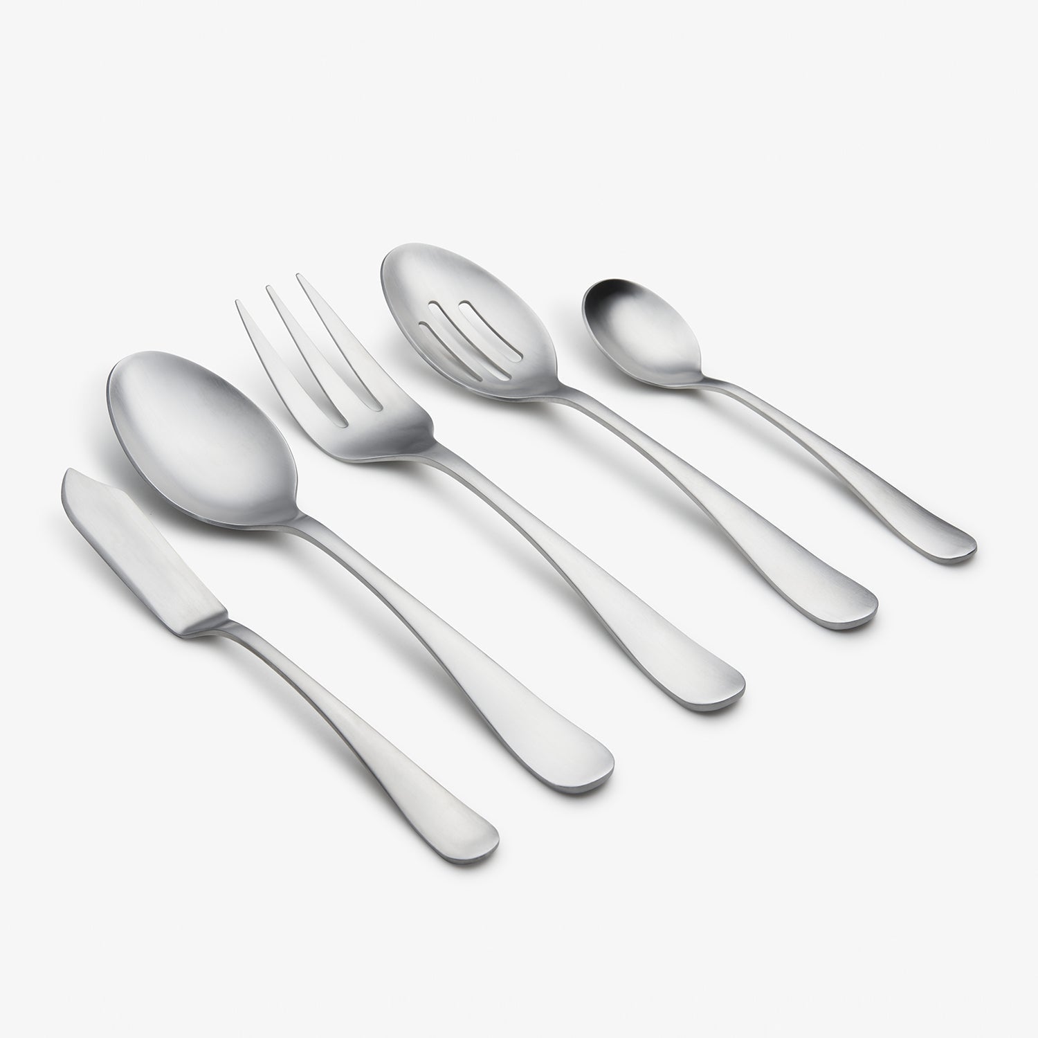 Rhiannon Satin 45-Piece Stainless Steel Flatware Set - Elegant Dinnerware for Formal Dining, Wedding Gifts & Special Occasions