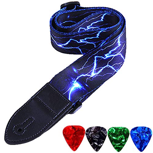 Guitar Strap-blue Light