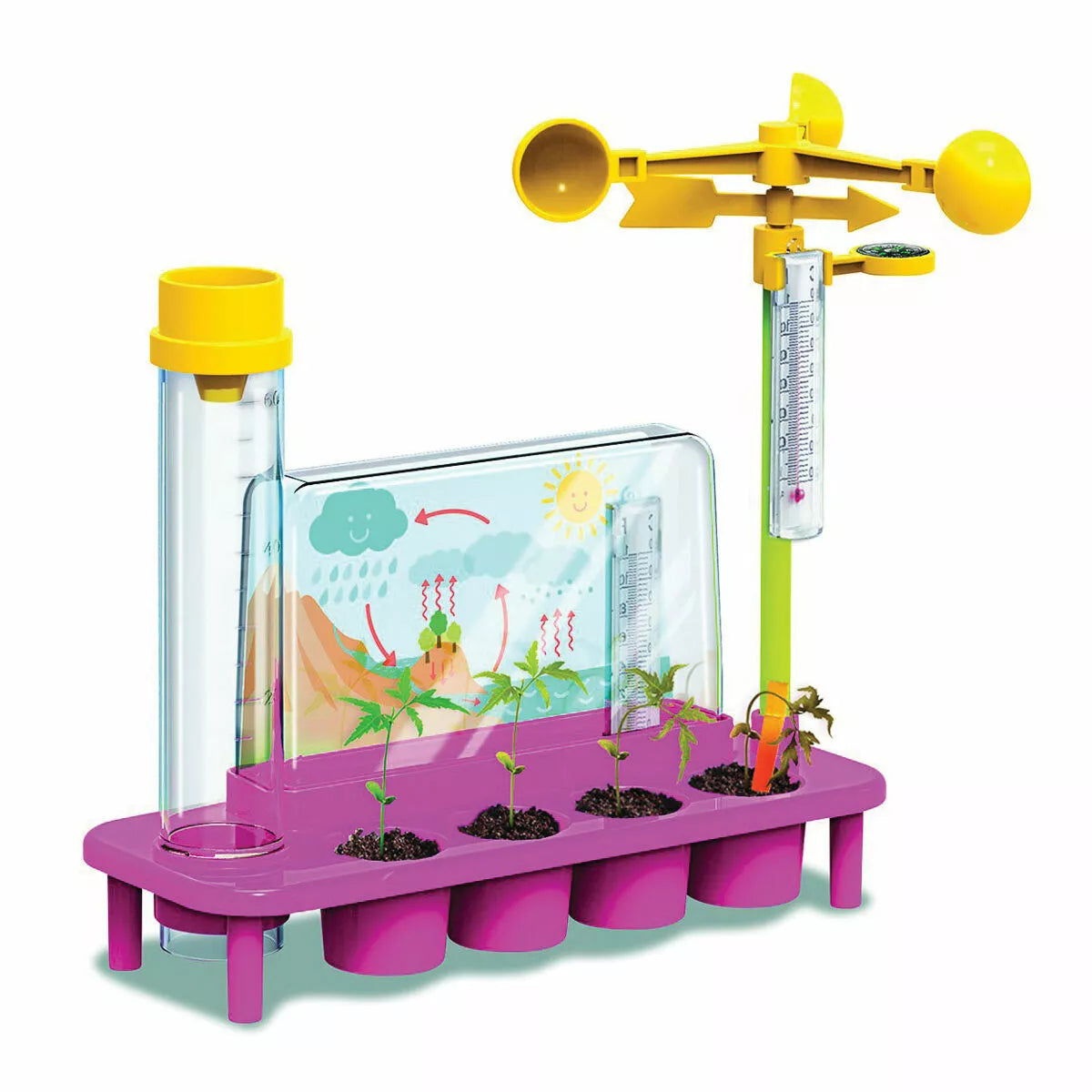 Powered Kids Weather Station - Interactive STEM Learning Toy for Children | Perfect for Home, Classroom & Outdoor Science Experiments