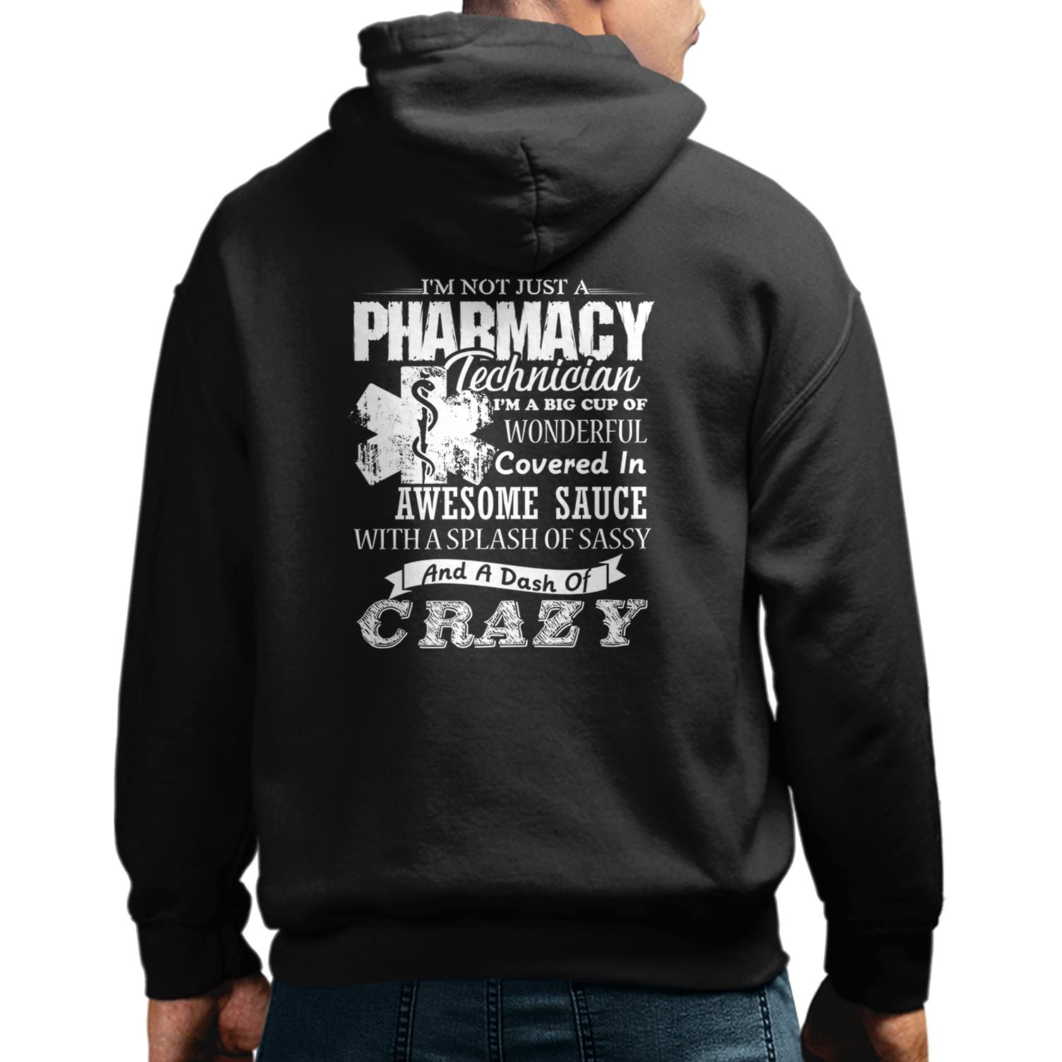 Pharmacy Technician Hoodie - Funny Pharmacy Tech Gifts for Men & Women - Perfect for Work, School & Casual Wear