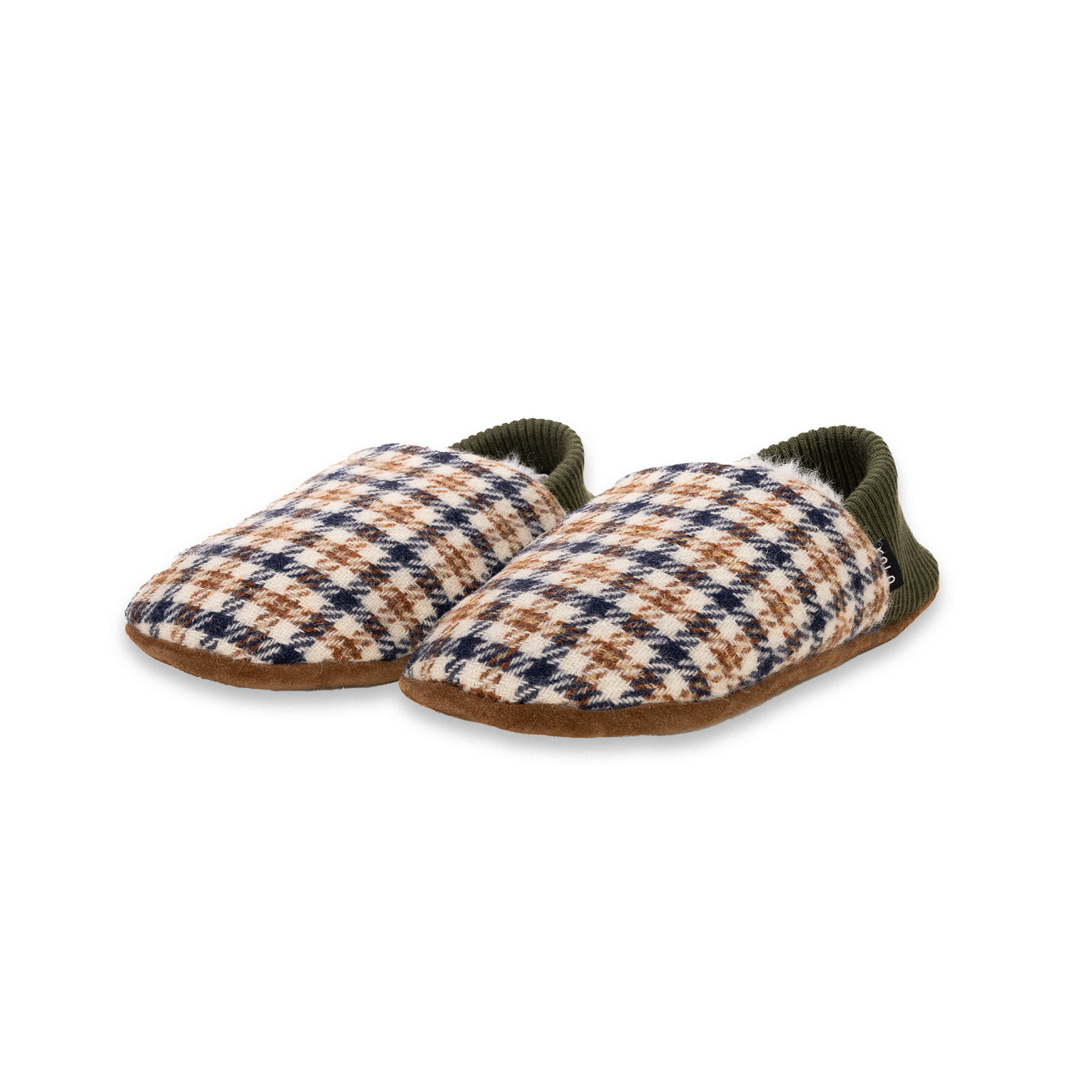 Finn Tweed House Shoes - Warm Fur Lined Indoor Slippers for Men & Women - Cozy Home Comfort for Winter & Relaxation