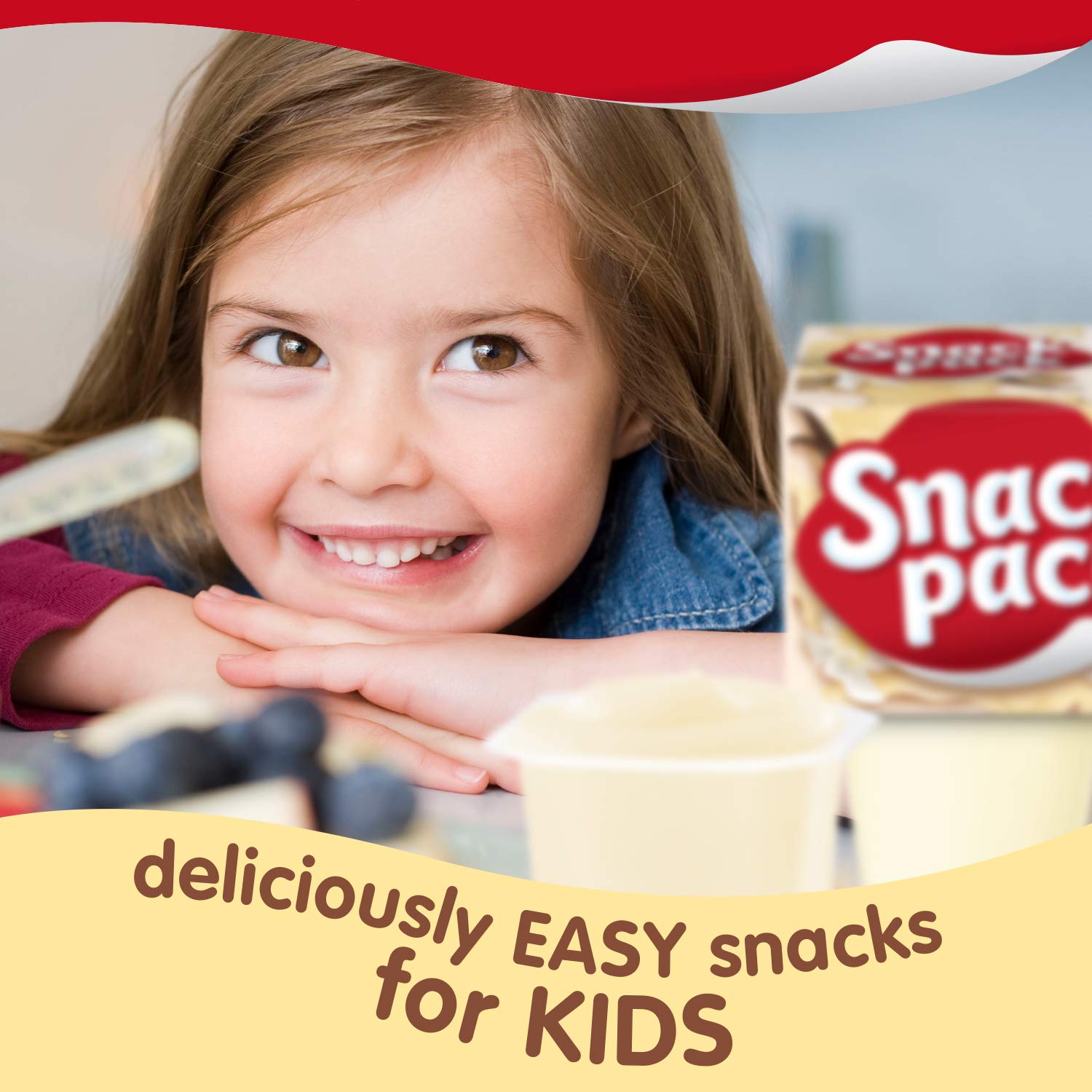 Snack Pack Vanilla Pudding Cups - 4 Count (12 Pack) | Delicious & Convenient Snack for Kids Lunch Boxes, Office Desserts & On-the-Go Treats