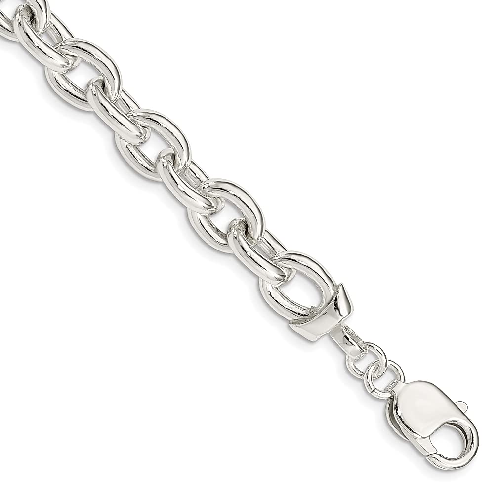 925 Sterling Silver Link Bracelet for Women - Elegant Rolo Chain Jewelry Gift for Her - Perfect for Anniversaries, Birthdays & Special Occasions