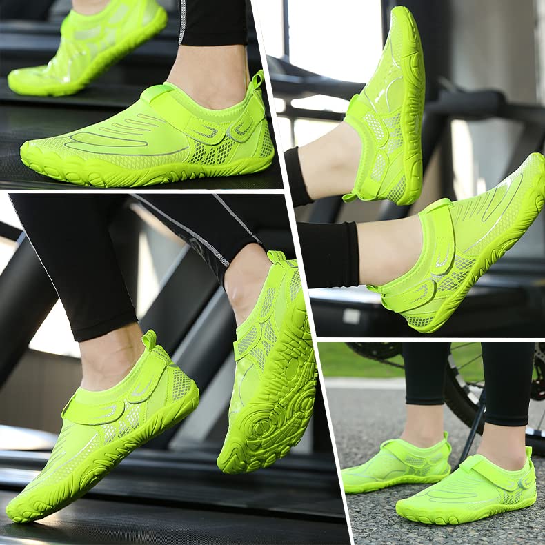**Tongzone Quick-Dry Water Shoes for Men & Women - Barefoot Aqua Shoes for Hiking, Swimming, Beach & Pool Activities**