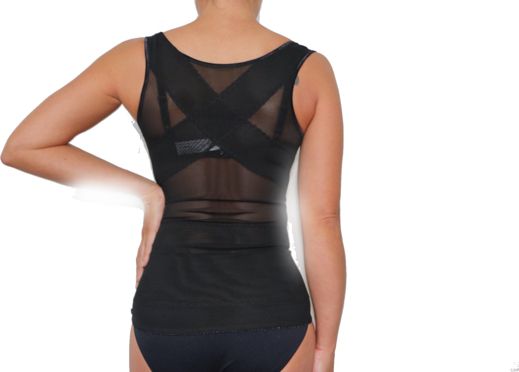 Envy New Body Shaper Top for Women - Slimming Shapewear Camisole (Black) | Tummy Control & Posture Support | Perfect for Workout, Office & Everyday Wear