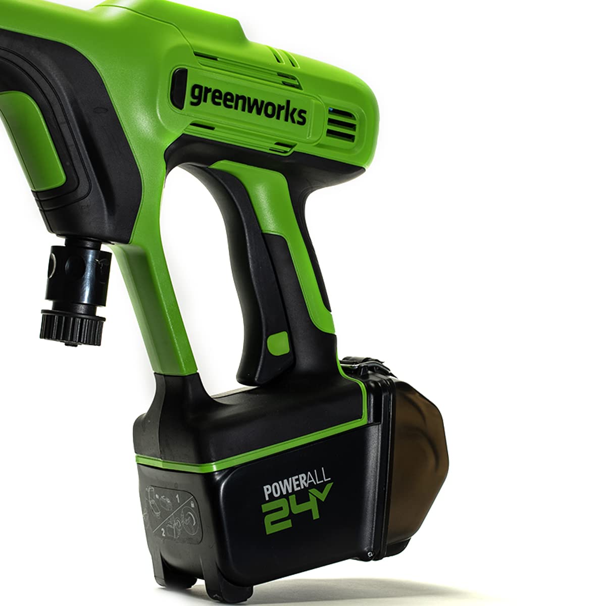 Greenworks 24V 600 PSI Cordless Pressure Washer with 4.0Ah Battery & USB Charger - Portable Power Cleaner for Outdoor Cleaning, Cars, Patios & Home Maintenance