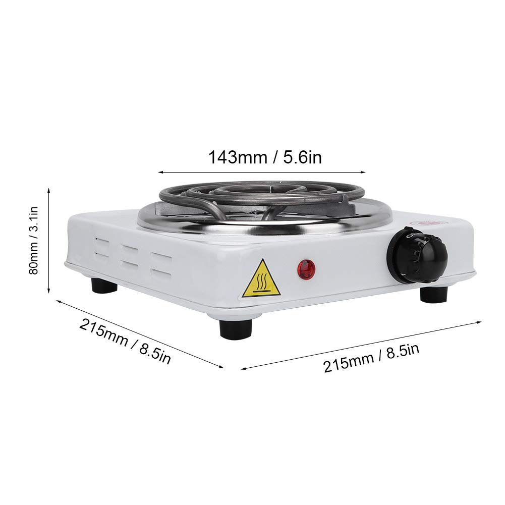 Portable Mini Electric Stove for Home & Kitchen - 110V US Standard Safe Hot Plate for Cooking, Boiling, Hot Pot & Small Meals - Perfect for Dorms, Camping & Emergency Use