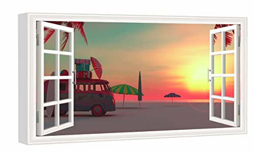 Picnic Van Beach Minimalism