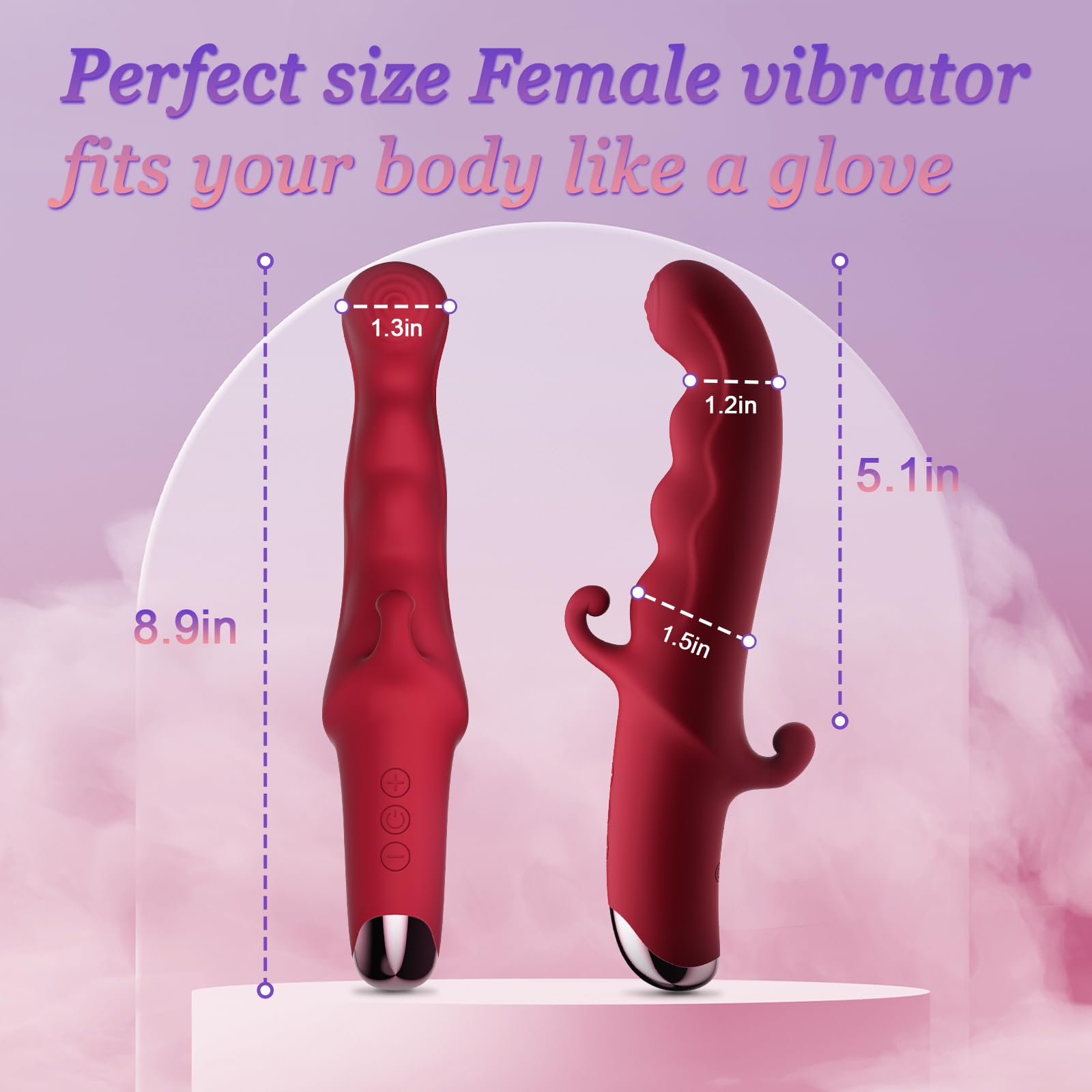 G Spot Rabbit Vibrator - 3-in-1 Rechargeable Adult Sex Toy for Women & Couples, Waterproof Realistic Dildo with 10 Vibration Modes for Clitoral, Vaginal & Anal Stimulation - Perfect for Solo Play & Romantic Nights