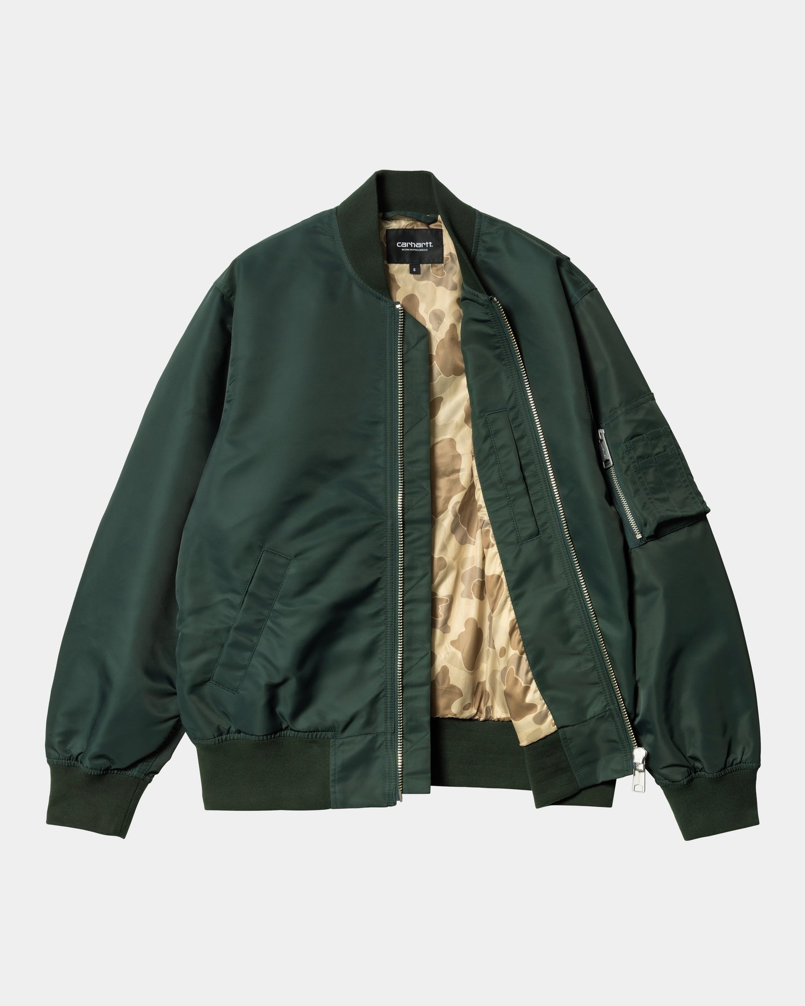 Women's Otley Bomber Jacket - Waterproof Lightweight Windbreaker for Outdoor Activities | Conifer Green Casual Winter Coat for Hiking, Travel & Daily Wear