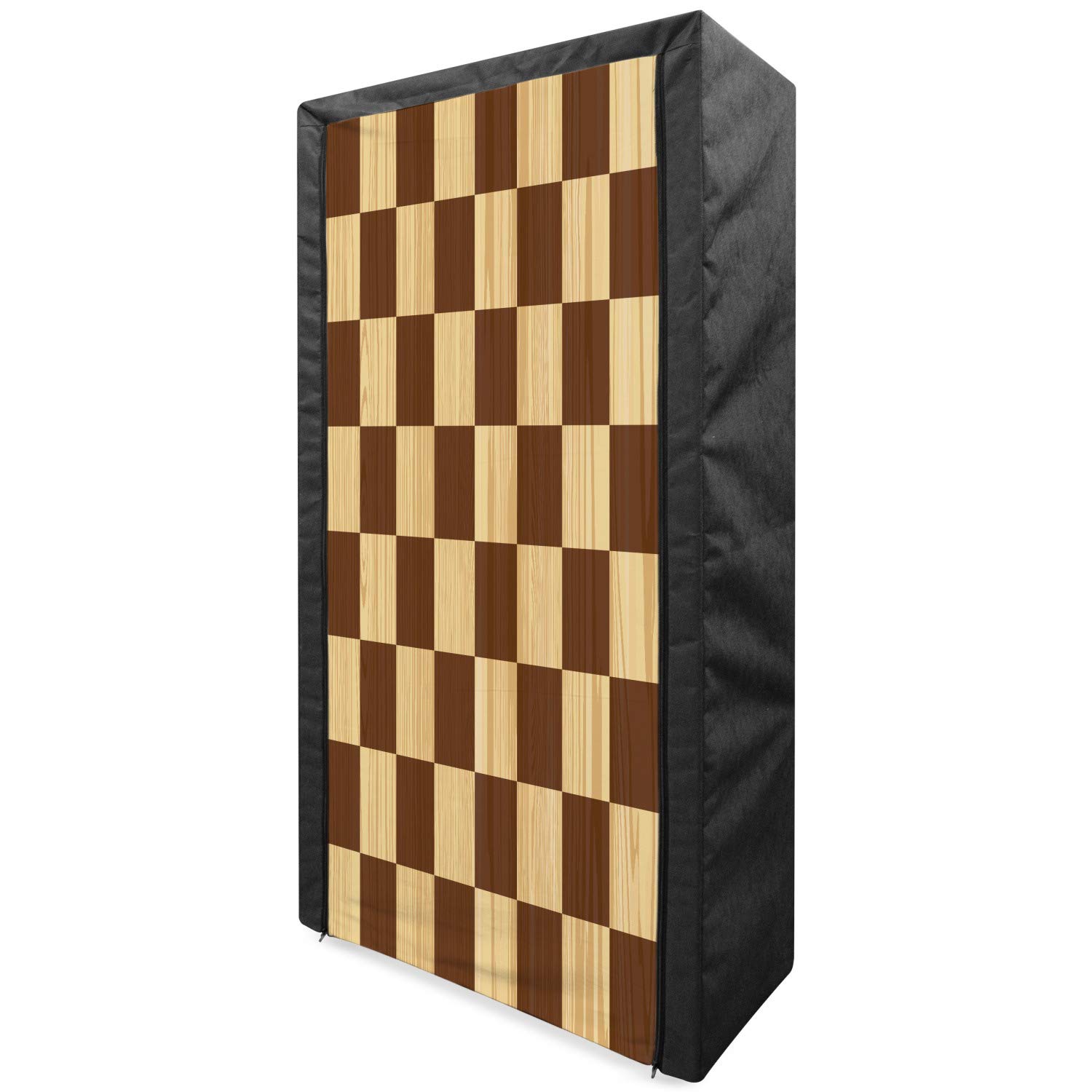 Ambesonne Checkered Fabric Wardrobe - 33.5
