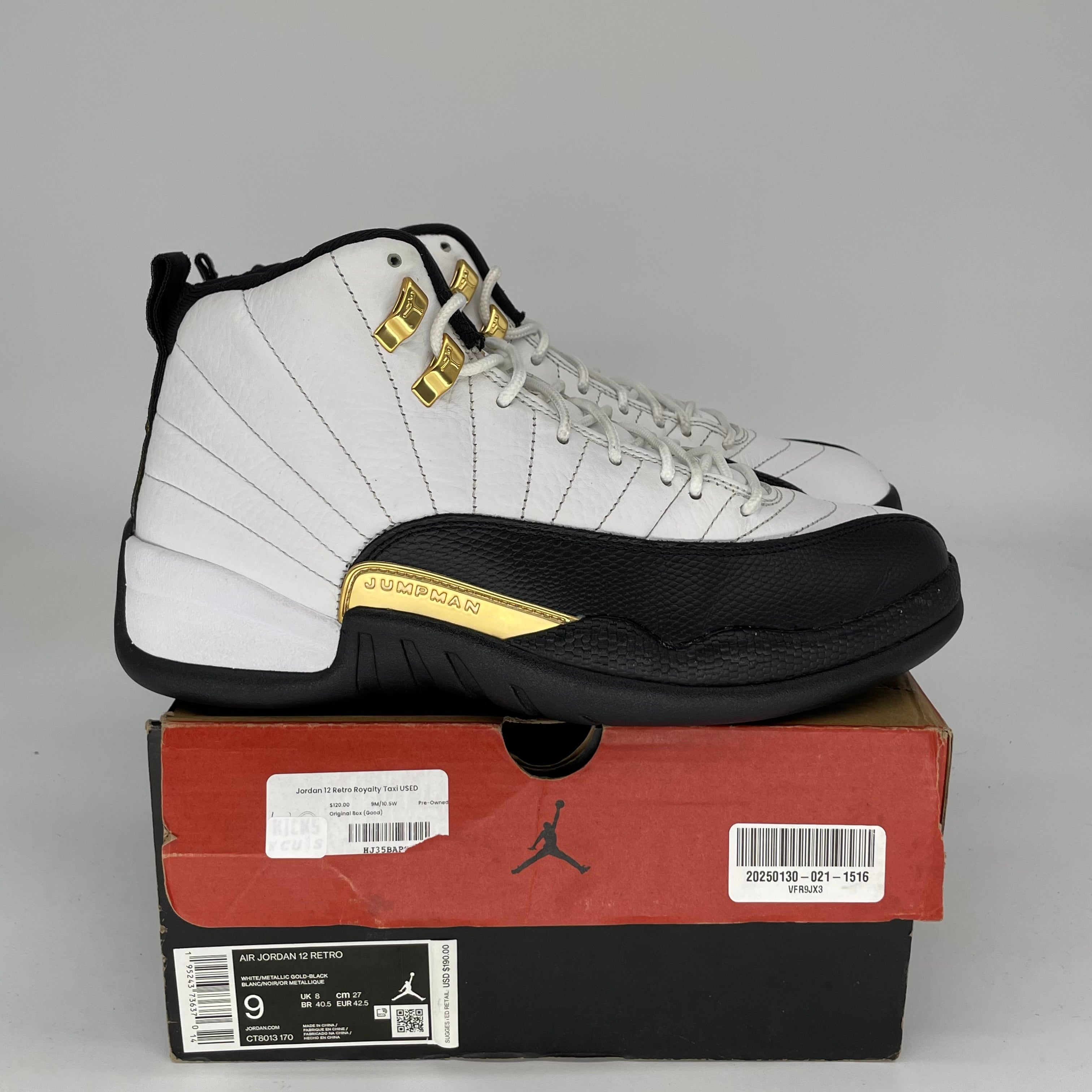 Original Air Jordan 12 Retro 