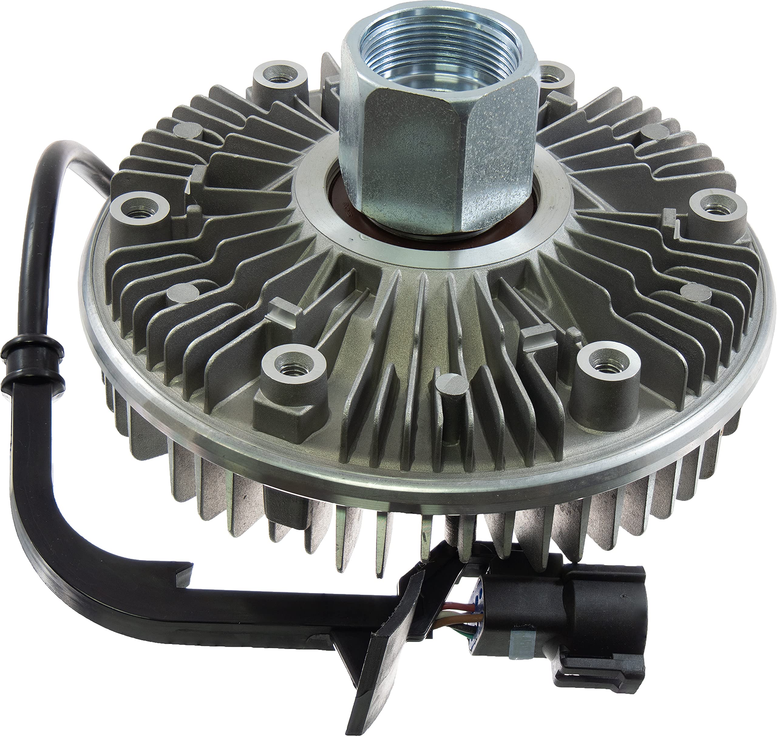 APDTY 733113 Electronic Viscous Cooling Fan Clutch Replacement for 6.0L Diesel Engines - Compatible with Ford F-250 F-350 Super Duty Trucks | Improved Engine Cooling & Performance