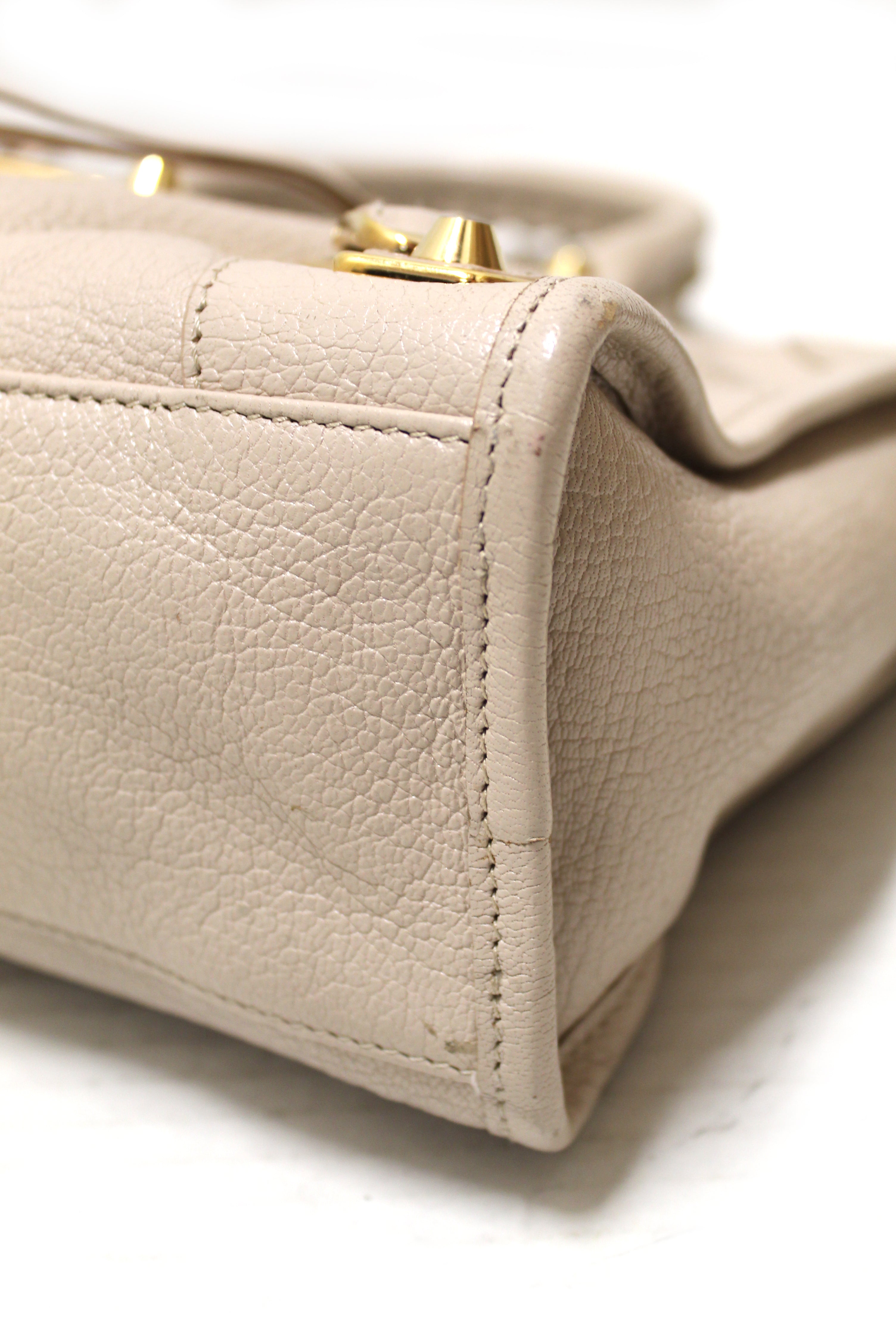 Authentic Balenciaga Ivory Classic City Small Lambskin Leather Shoulder Bag for Women - Luxury Designer Handbag for Everyday Use, Work & Evening Events