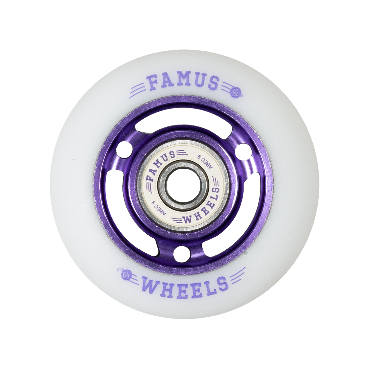 FAMUS WHEELS 64mm Skateboard Wheels - High Performance, Durable & Smooth Ride for Street, Park & Cruising