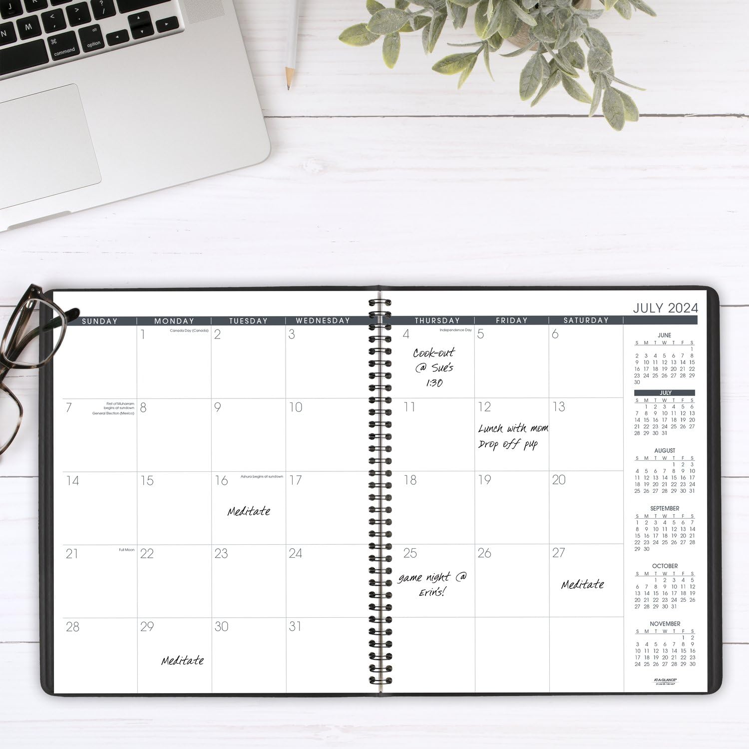AT-A-GLANCE 2024-2025 Academic Monthly Planner - 9