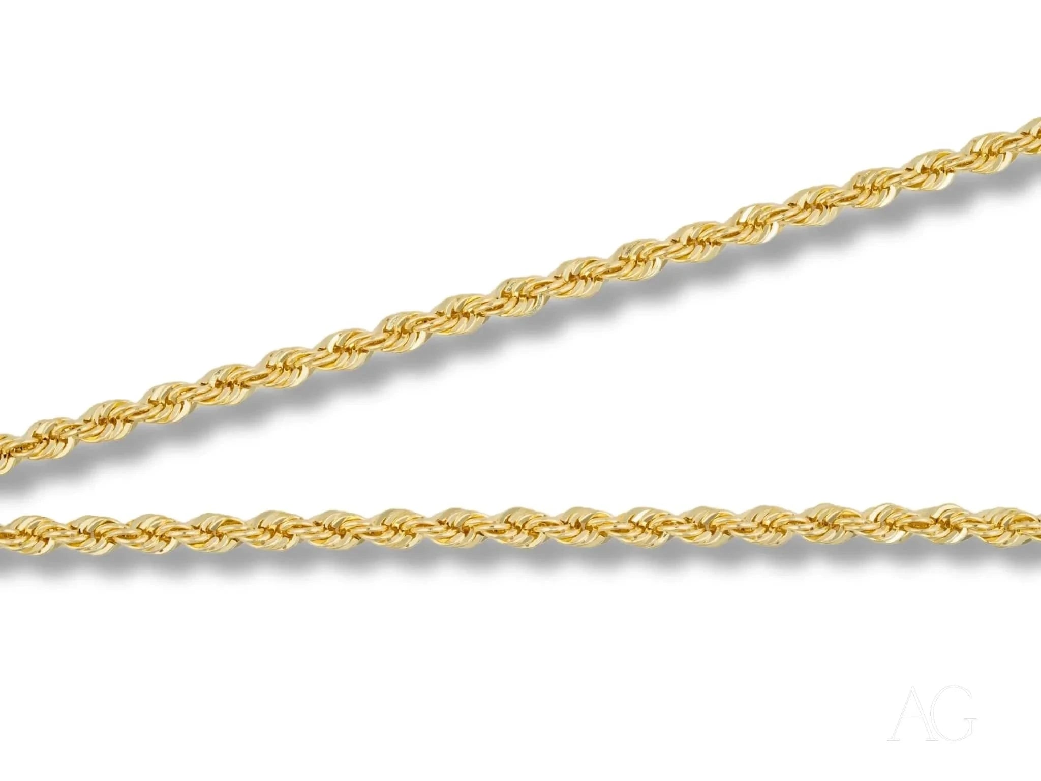 Timeless 18K Gold Rope Chain Necklace for Women - Elegant Layering Piece for Everyday Wear & Special Occasions