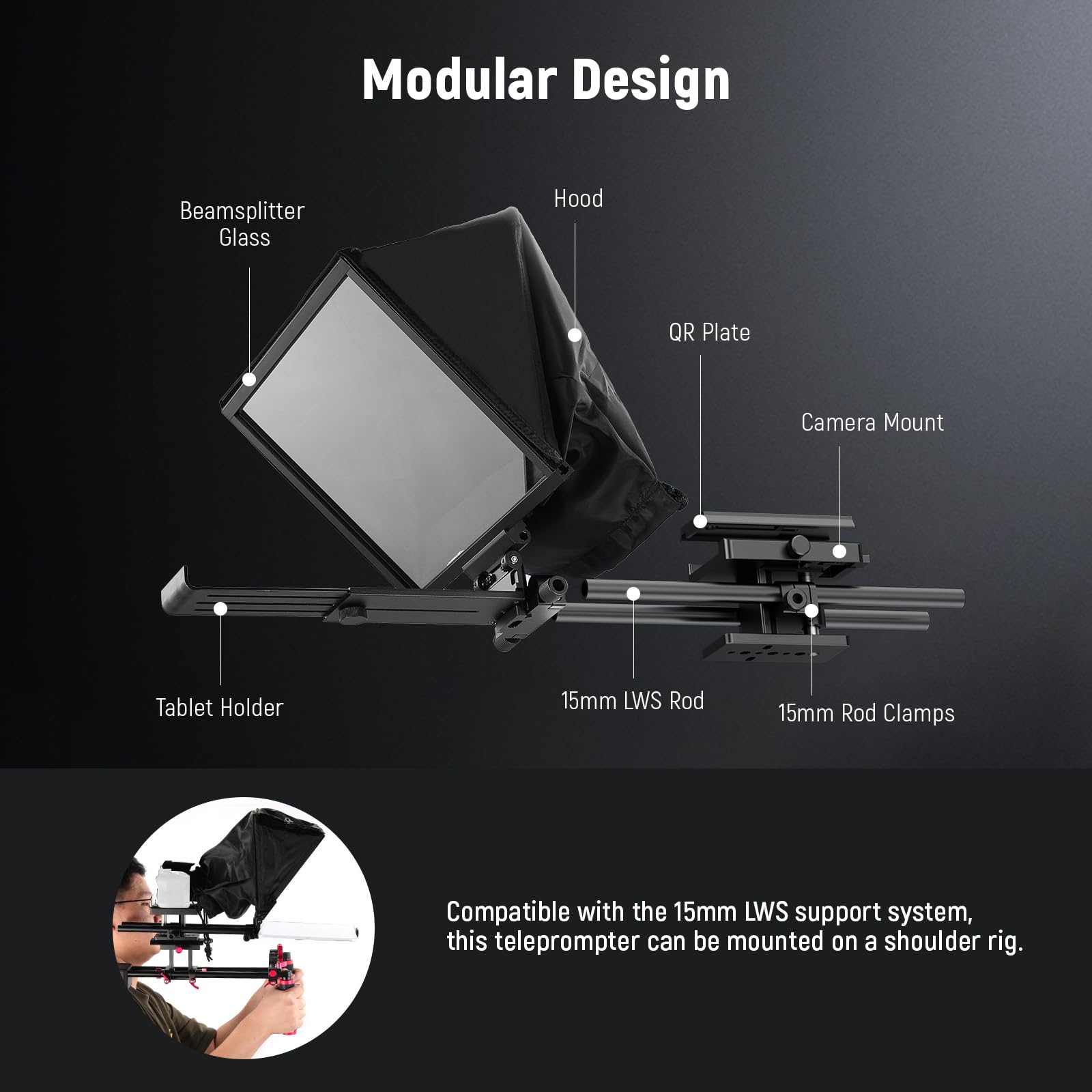Neewer C12 Teleprompter Kit - 12