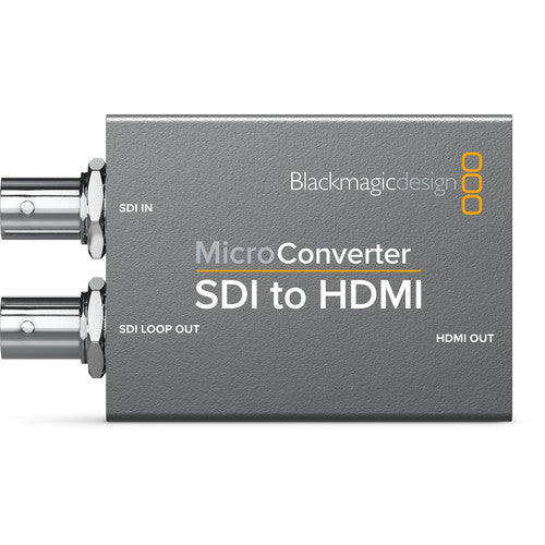 Blackmagic Design Micro Converter SDI to HDMI 4K - Professional Video Converter for Live Streaming, Broadcast & Studio Production