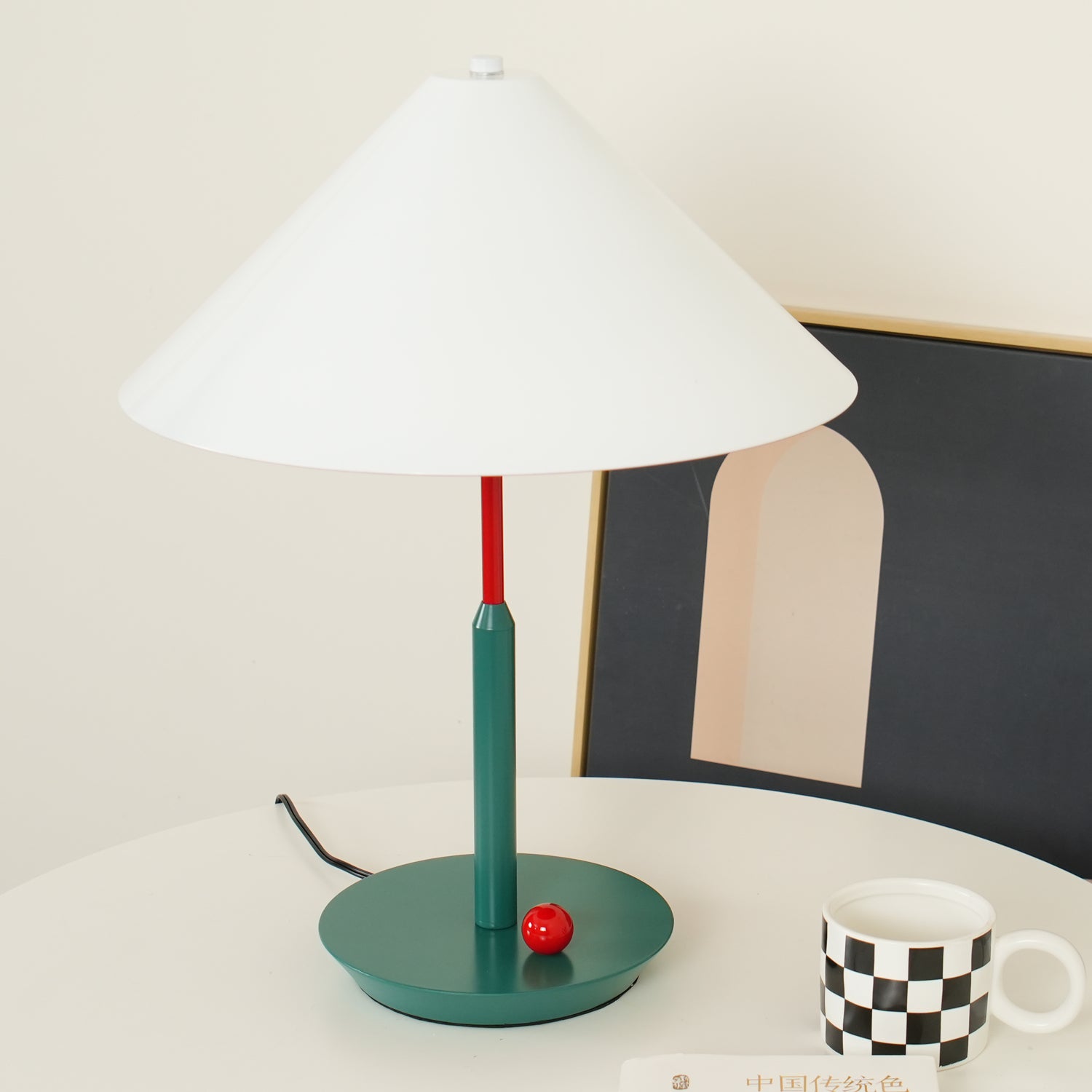 Little Eliah Table Lamp - Modern LED Nightstand Light with Touch Control, Dimmable Warm White for Bedroom, Living Room, and Office Decor