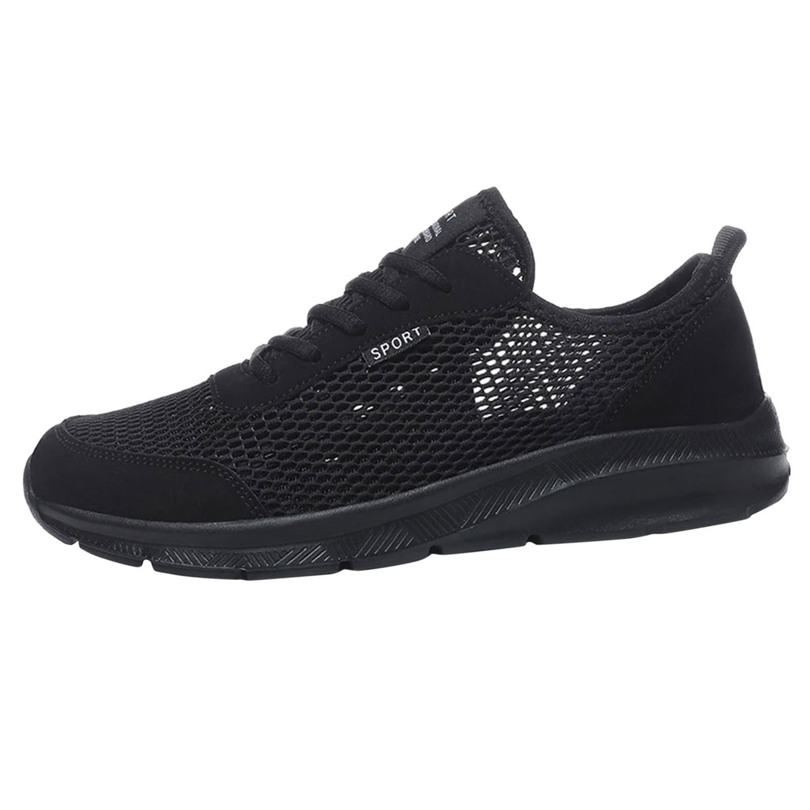 **Men's Breathable Mesh Slip-On Sneakers - Lightweight Summer Fashion Shoes Size 7.5 | Casual Walking, Travel & Everyday Wear**