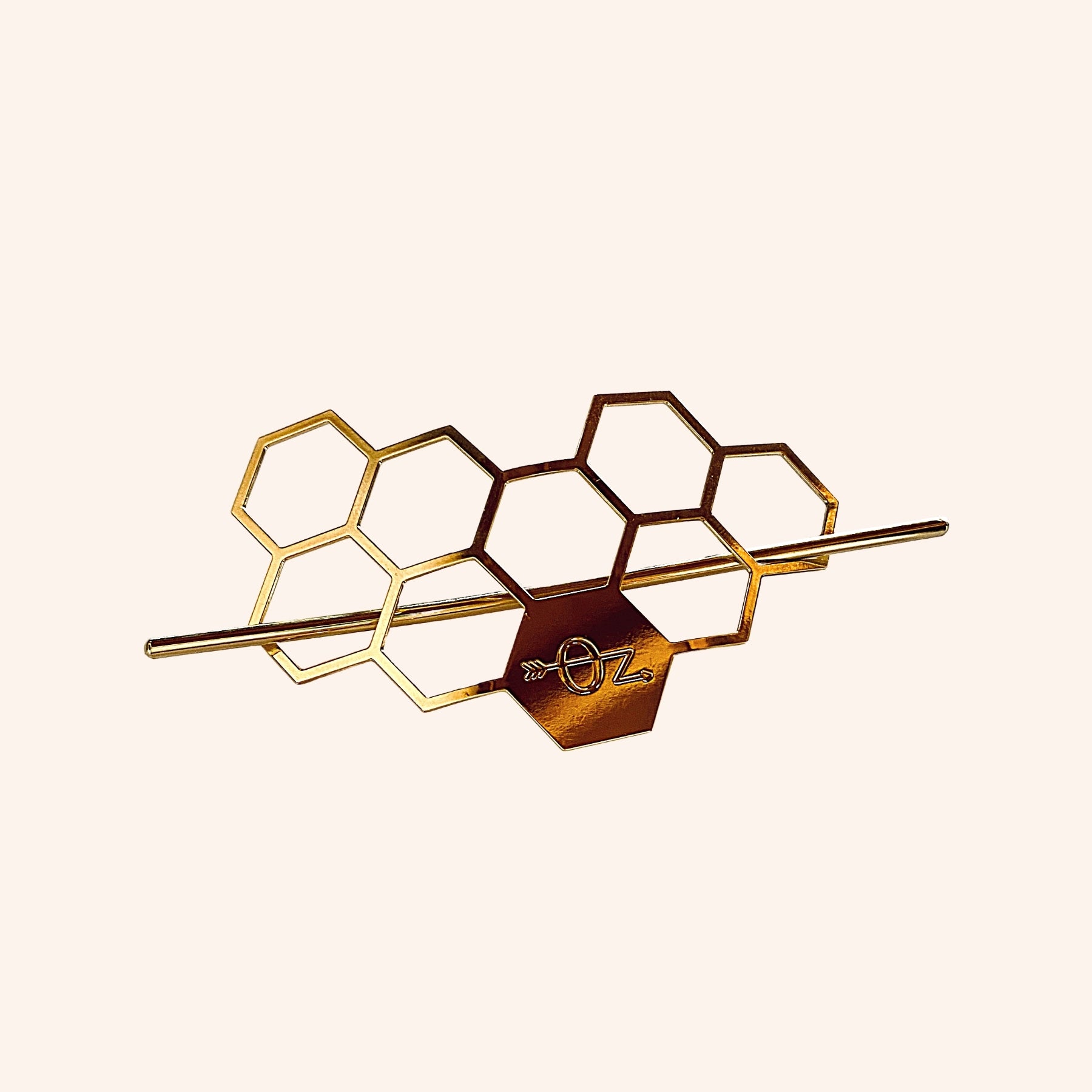 Maya Gold Hair Clip - Elegant Hair Accessory for Women, Girls - Perfect for Weddings, Parties & Everyday Style