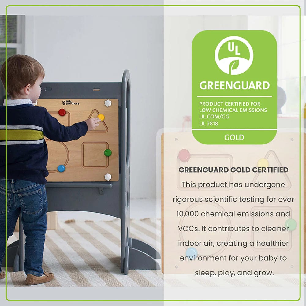 Little Partner Developmental Activity Boards - Montessori Sensory Toys for Toddlers & Kids - Perfect for Early Learning & Fine Motor Skills Development at Home or Classroom