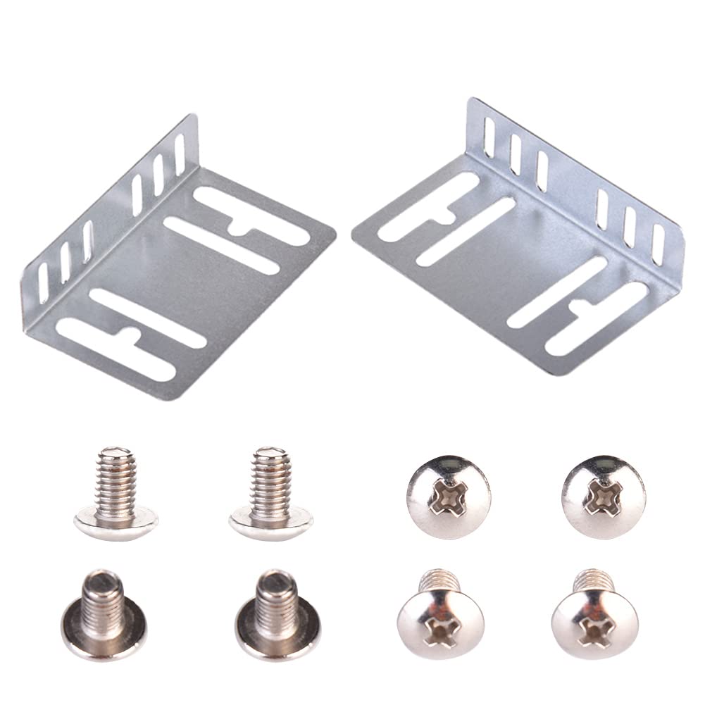 Universal 2DIN Car Stereo Radio Mounting Kit - Metal In-Dash Installation Adapter Frame for Most Vehicles | Perfect for Aftermarket Head Unit Upgrades & DIY Car Audio Installations