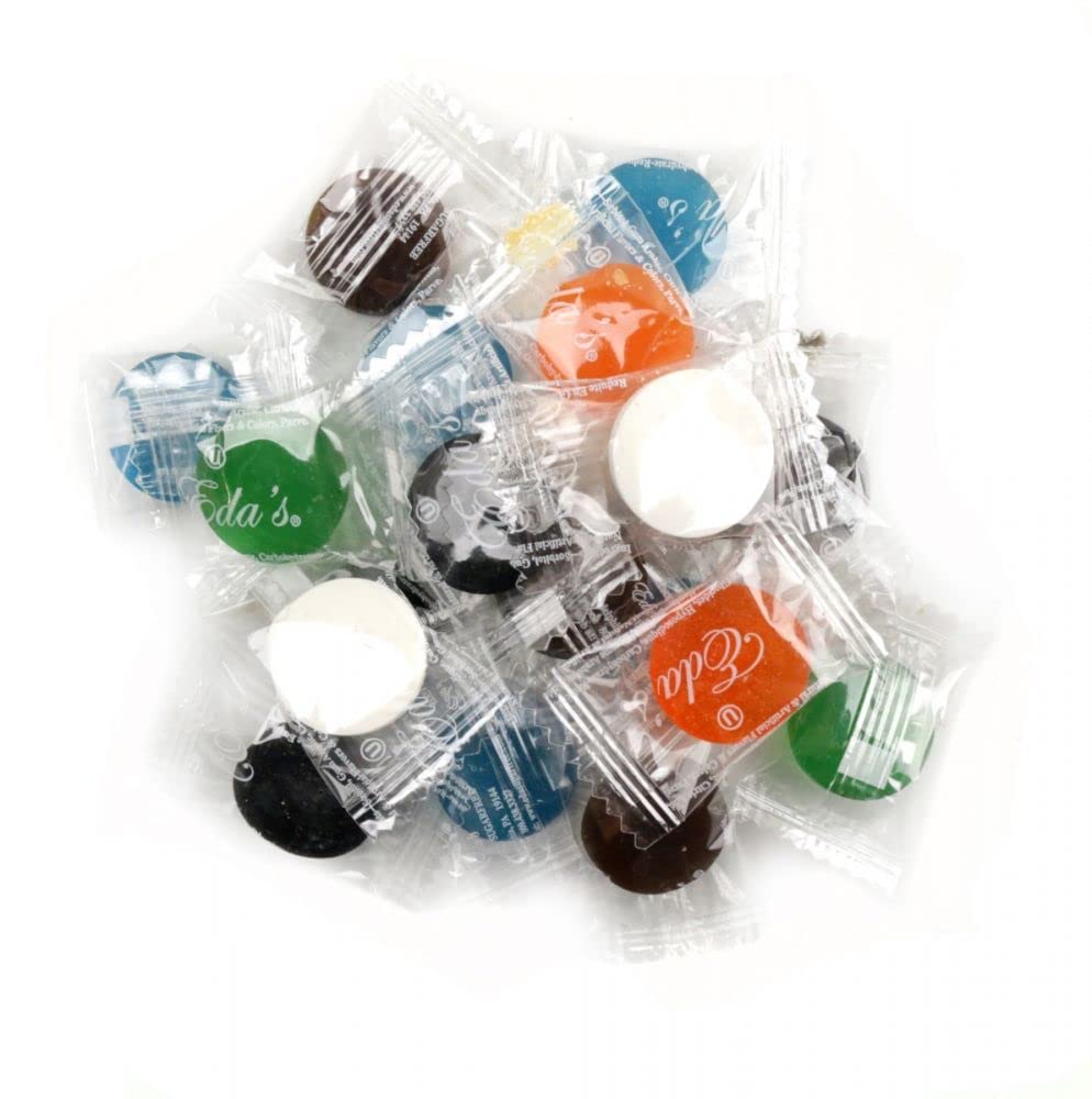 Sugar Free Hard Candy by Eda's - Old Tyme Mix (1 Lb Bag) | Keto Friendly, Diabetic Safe Low Carb Treats for Office, Parties & Gift Baskets