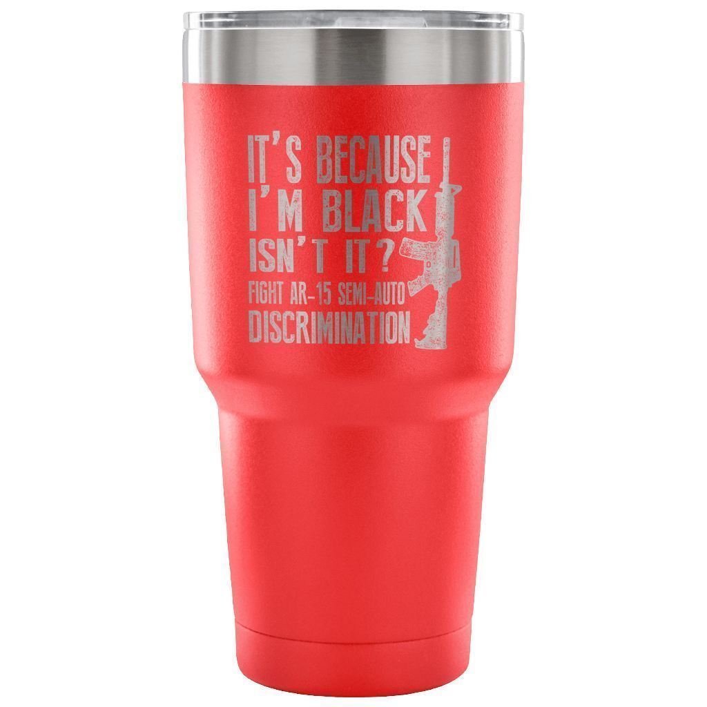 ODDITEES 30oz Insulated Stainless Steel Coffee Tumbler - Funny Gun Rights AR-15 Laser Etched Design, Vacuum Sealed for Hot & Cold Drinks - Light Purple | Perfect for Outdoor Activities, Camping, Office & Daily Commute
