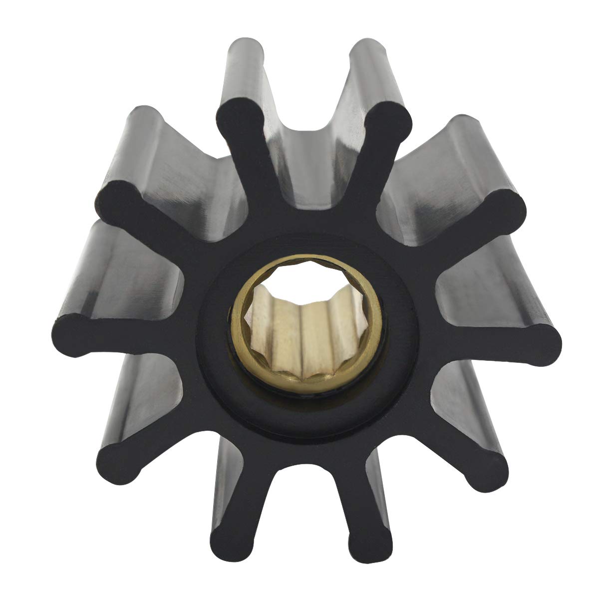 GHmarine Flexible Water Pump Impeller - Rubber Impeller Replacement for Jabsco 17937-0001 - Perfect for Marine, Boat, and RV Water Pump Systems