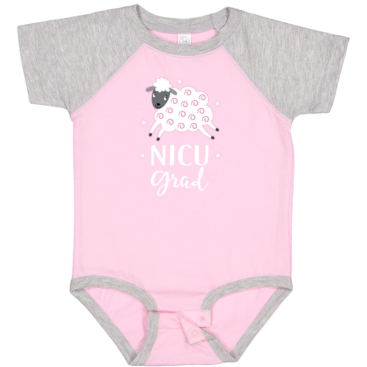 Inktastic NICU Graduate Baby Girl Bodysuit - Cute & Comfortable Newborn Onesie for Preemie & NICU Graduates - Perfect for Hospital Photos, First Outfits & Special Celebrations