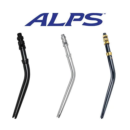 Alps Aluminum Curved 2 Piece Butts - High Quality Motorcycle Handlebar Controls for Harley Davidson & Cruisers - Perfect for Custom Bike Builds & Upgrades
