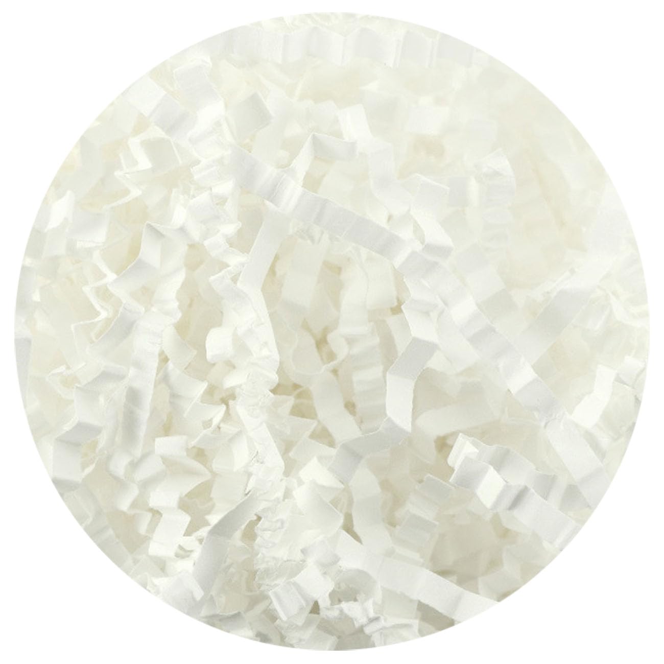 2LB Crinkle Cut Paper Shred Filler - White Decorative Shredded Paper for Easter Baskets, Gift Boxes, Wrapping & Packing | Perfect for Party Decorations, Wedding Favors & Craft Projects