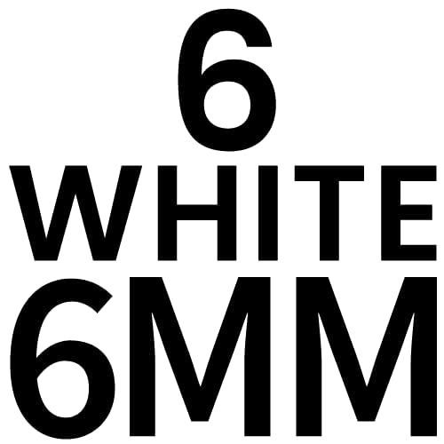 6 White + 50 Label
