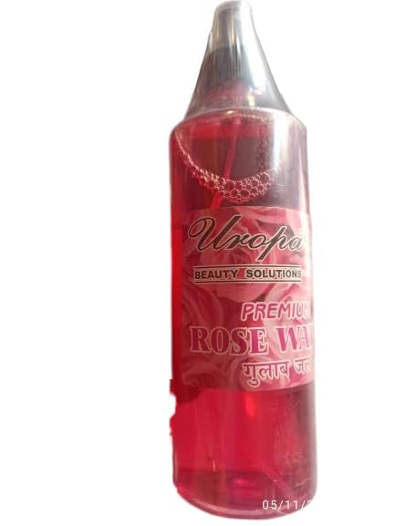 100% Natural Rose Water (Gulab Jal) Facial Toner & Cleanser - Sulfate-Free Skin Care for Men & Women (500ml) | Hydrating, Soothing & Refreshing for Daily Skincare Routine, Makeup Removal & After Sun Care