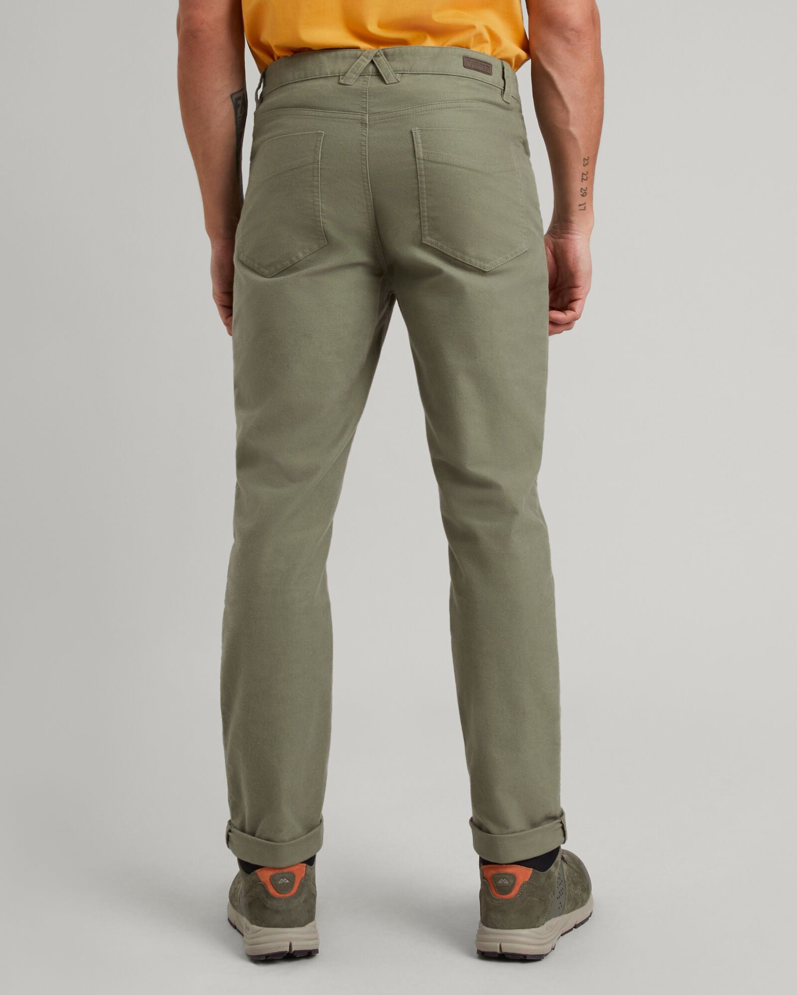 Men's Flight Moleskin Pants - Comfortable Travel & Outdoor Adventure Trousers for Hiking, Camping & Casual Wear - Beech Color