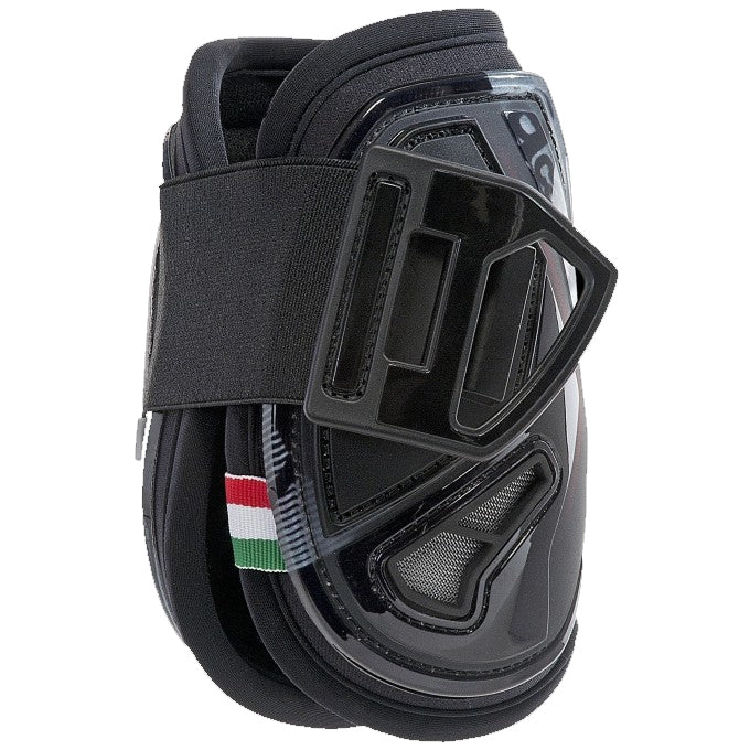 Acavallo Opera Hind Boot - Gel Lined Equestrian Riding Boots with Elasticated Stud Fastening for Horseback Riding & Dressage Training