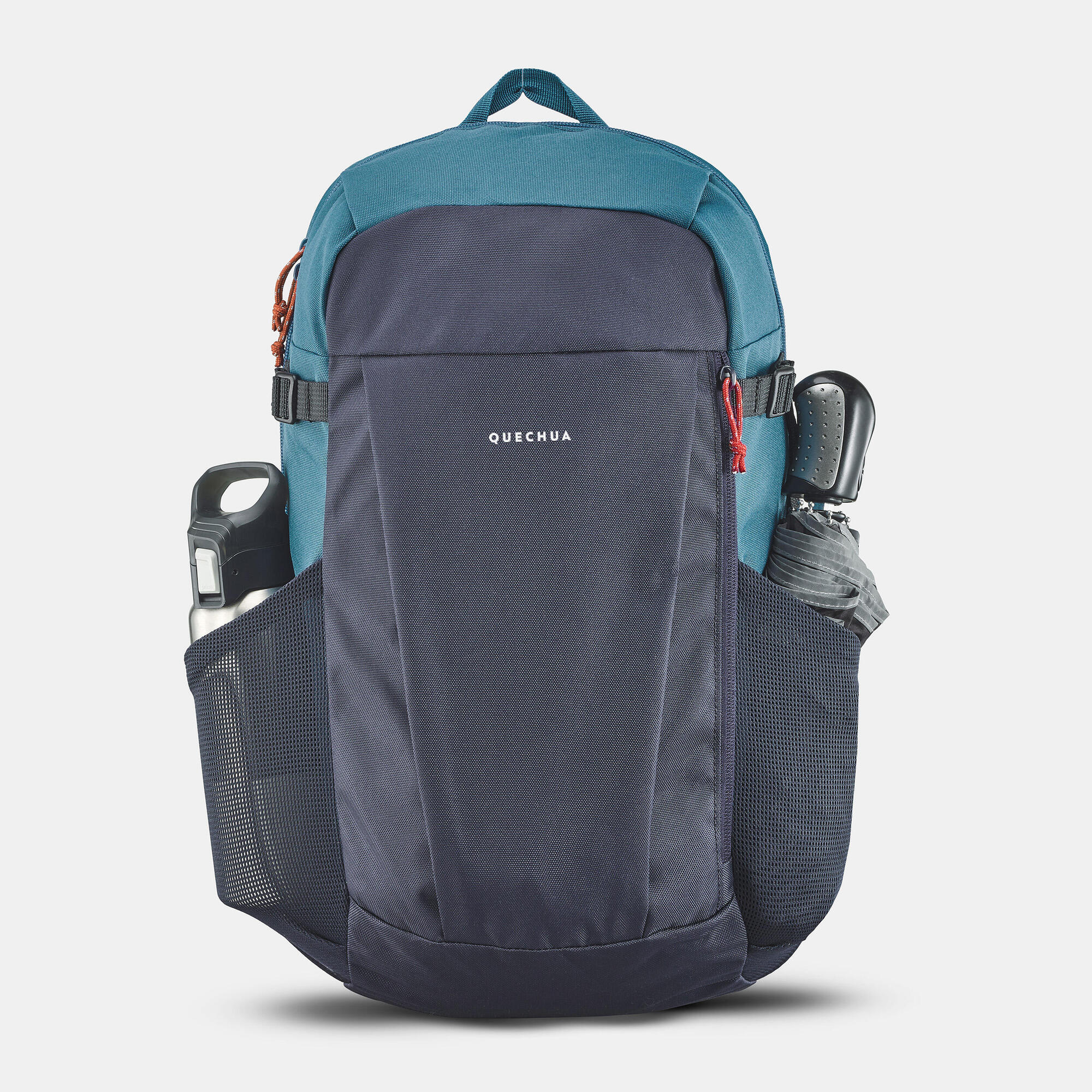 Quechua NH Arpenaz 100 20L Lightweight Hiking Backpack - Water-Resistant Daypack for Outdoor Camping, Travel & Trekking