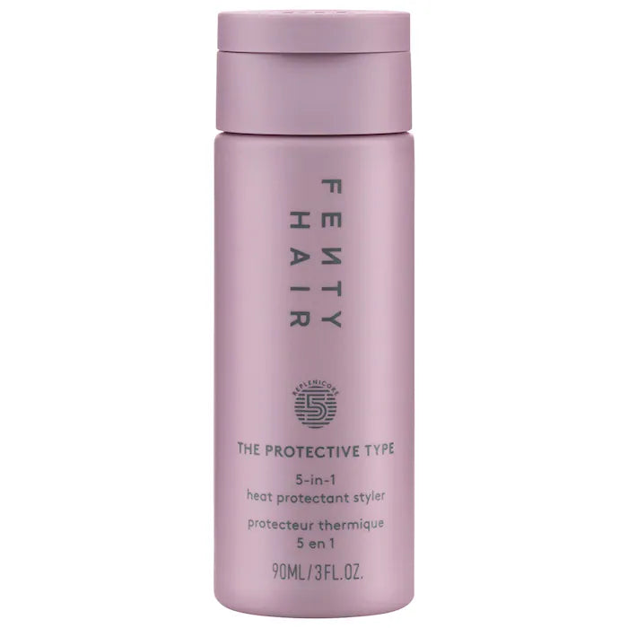 Fenty Beauty 5-in-1 Protective Styling Cream - Heat Protectant, Moisturizer & Leave-In Conditioner for All Hair Types | Perfect for Braids, Twist Outs & Natural Hairstyles