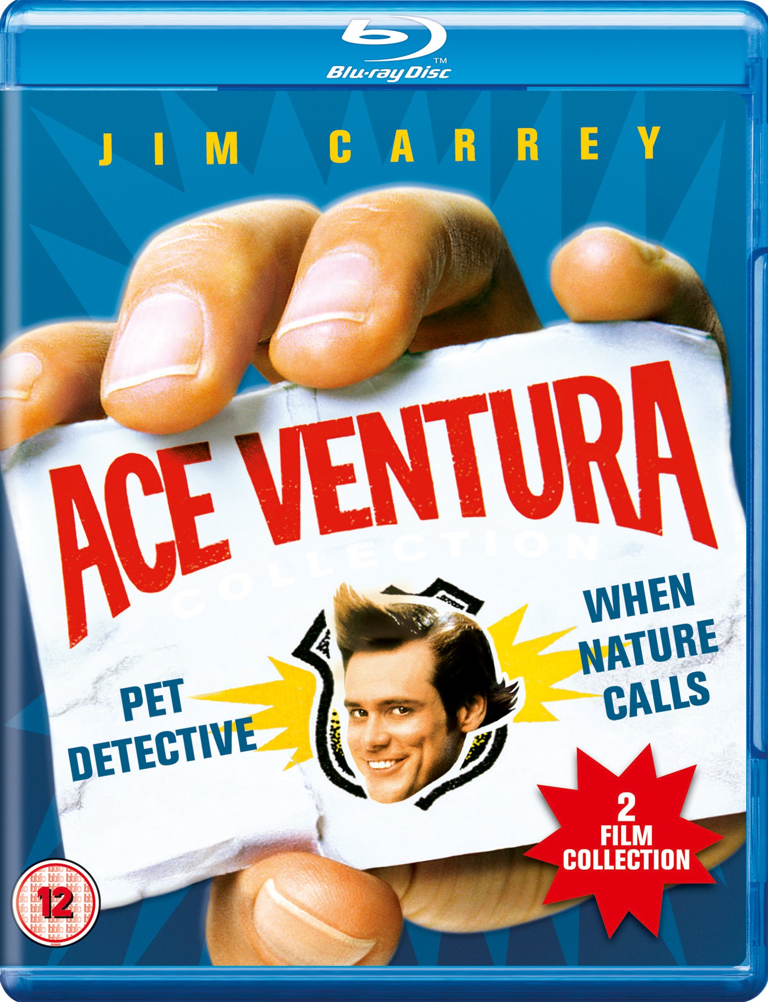 Ace Ventura: Pet Detective & Ace Ventura: When Nature Calls - 2-Movie Collection Blu-ray (Region Free, UK Import) - Perfect for Movie Nights and Comedy Lovers